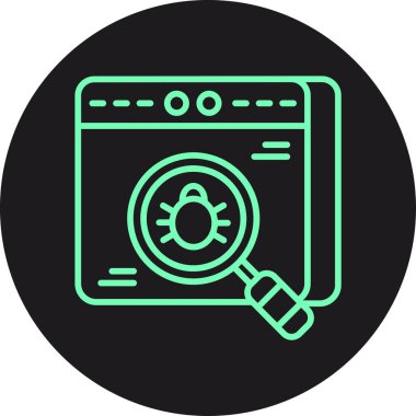 seo modern simgesinin vektör illüstrasyonu