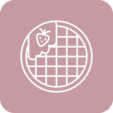 Tavuk simgesinin vektör illüstrasyonu