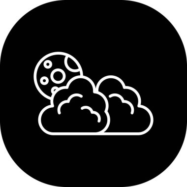 bulut hesaplama simgesi, vektör illüstrasyonu