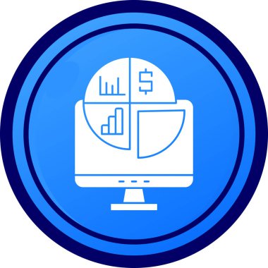 Seo simgesinin vektör illüstrasyonu