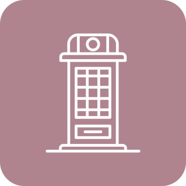 Vektör telefon simgesi illüstrasyonu