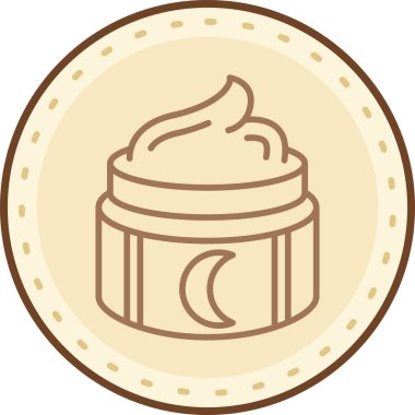 Kahve çekirdeğinin ikon vektör çizimi