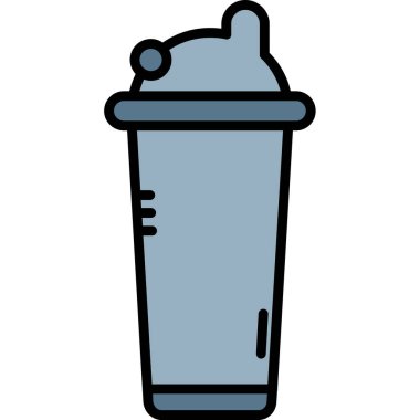 içki ikonu vektör illüstrasyonu