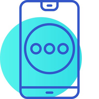 cep telefonu simgesi. vektör illüstrasyonu