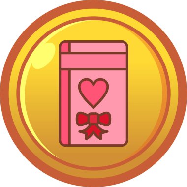 Bir hediyenin vektör illüstrasyonu