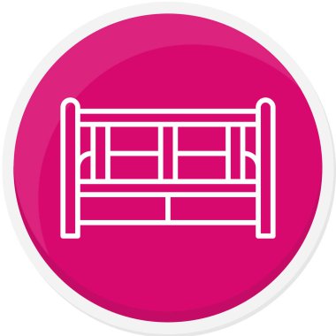 Modern b 'nin vektör illüstrasyonu eksik simgesi