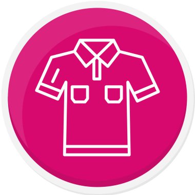 Gömlek. Web simgesi basit illüstrasyon