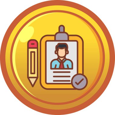 Modern simgenin vektör illüstrasyonu