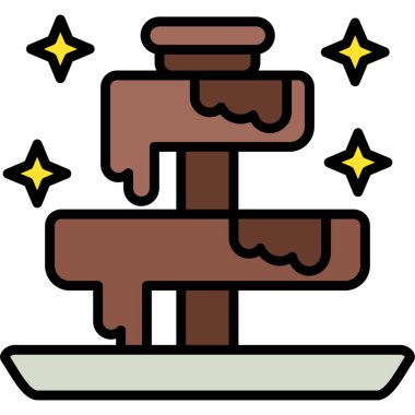 Mumlu bir çizgi film Noel ağacının vektör çizimi