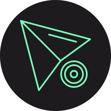 pusula simgesi, vektör illüstrasyonu