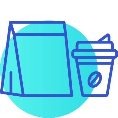 besin simgesinin taşıyıcı çantası