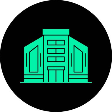 Eşsiz Ev Vektör Satırı Simgesi