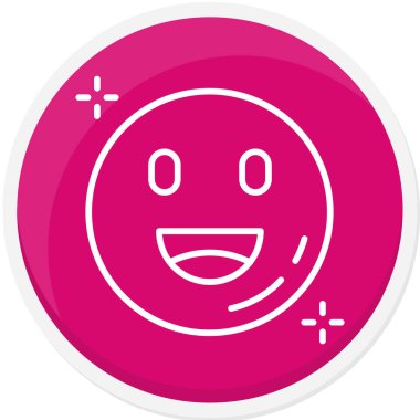 Mutlu gülümseme simgesi