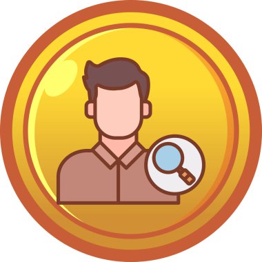 Vektör çizimi. Tasarım biçiminde simge