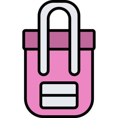 çanta çanta çanta simgesi - taslak biçimi