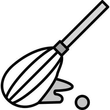 temizlik fırçası paspas simgesi