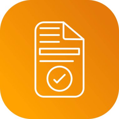 Belge simgesi soyut bir grupta izole edildi