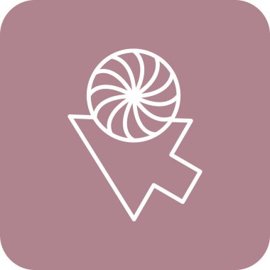 Kişisel ve ticari kullanım için pusula vektör simgesi resmetme..