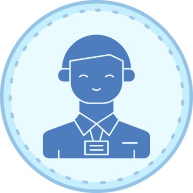 Avatar simgesi, vektör illüstrasyonu