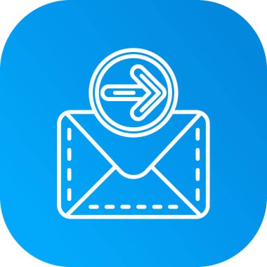 e-posta vektörü renk simgesi