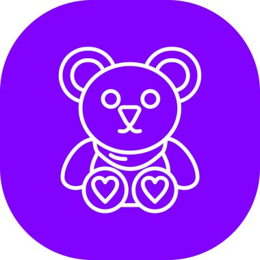 Hayvan. Web simgesi basit illüstrasyon