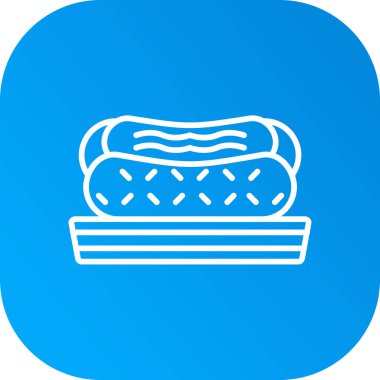 Fırın simgesinin vektör illüstrasyonu