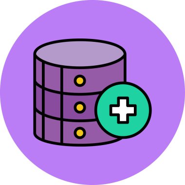 tıbbi ve tıbbi ikon vektör illüstrasyonu