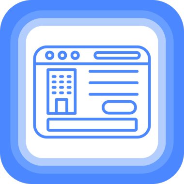 Web simgesi tasarımı vektör illüstrasyonu