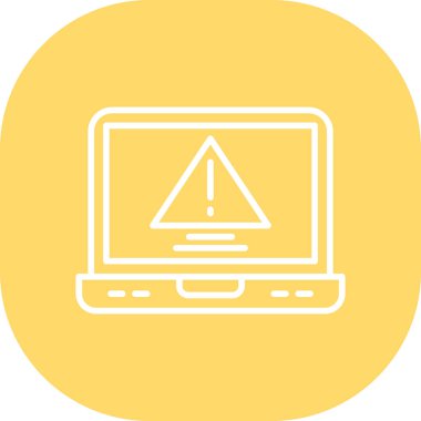 Bilgisayar simgesi, basit vektör illüstrasyonu