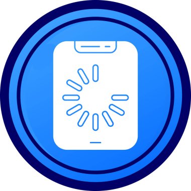 Seo modern simgesinin vektör illüstrasyonu, güzel aygıt