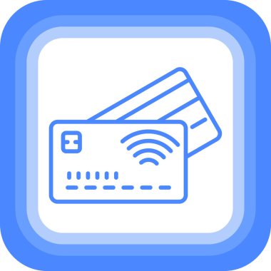 ödeme kartı vektör çizgisi simgesi