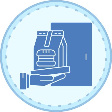 Bir bina simgesinin vektör illüstrasyonu