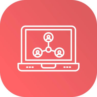 seo modern simgesinin vektör illüstrasyonu