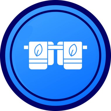 Bir gaz simgesinin vektör illüstrasyonu