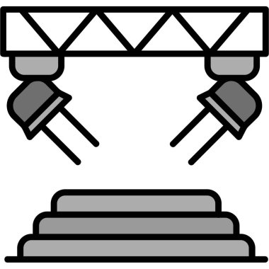 Köprü simgesi, vektör çizimi