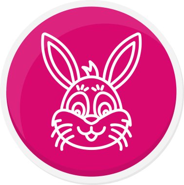 Tavşan web vektör resimleme arkaplanı