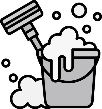 kova temizleme fırçası simgesi