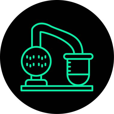 Modern bir simgenin vektör illüstrasyonu