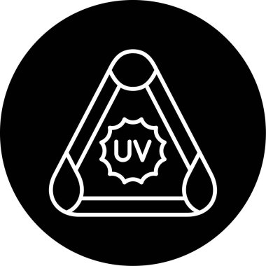 Bir kalkan simgesinin vektör illüstrasyonu