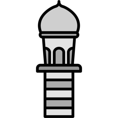 Müslüman ikon vektörü. İslami Müslüman dini