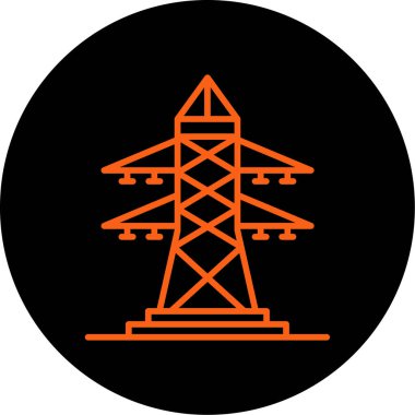 Güç simgesinin vektör illüstrasyonu