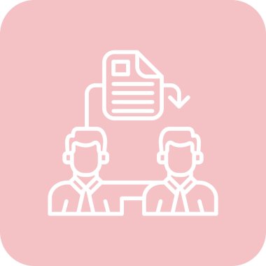 İş ve finans simgesinin vektör illüstrasyonu