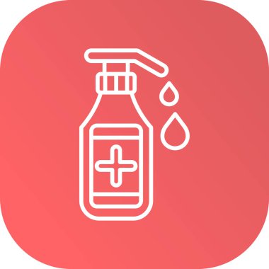 Moda tasarımında sprey şişe simgesi