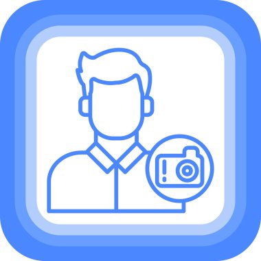 kamera simgesi vektör illüstrasyonu