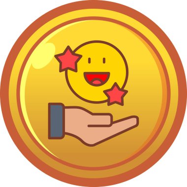 Orta yaşlı bir insanın elinde altın sikke.