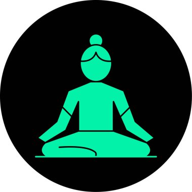 Buda. Web simgesi basit illüstrasyon