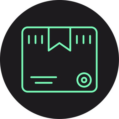 Modern bir simgenin vektör illüstrasyonu