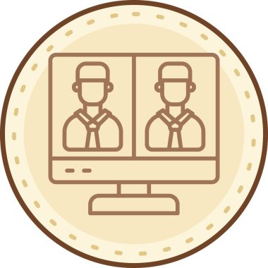 Seo simgesinin vektör illüstrasyonu