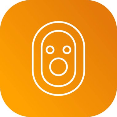 Renkli uygulamaları olan modern vektör yassı simgesi