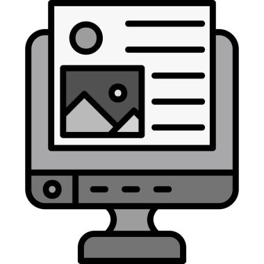 iş simgesi, vektör resimleme